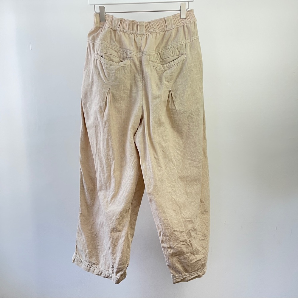 Free People cream wide leg pants Size 4 - Picture 4 of 4